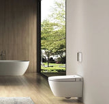 LaFeme Sesto Smart Toilet Wall Hung Package with Autoflush in Gloss white