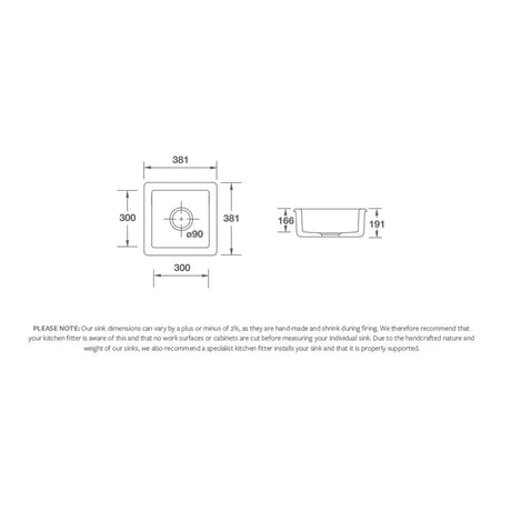 Shaws Belthorn Inset Undermount Sink