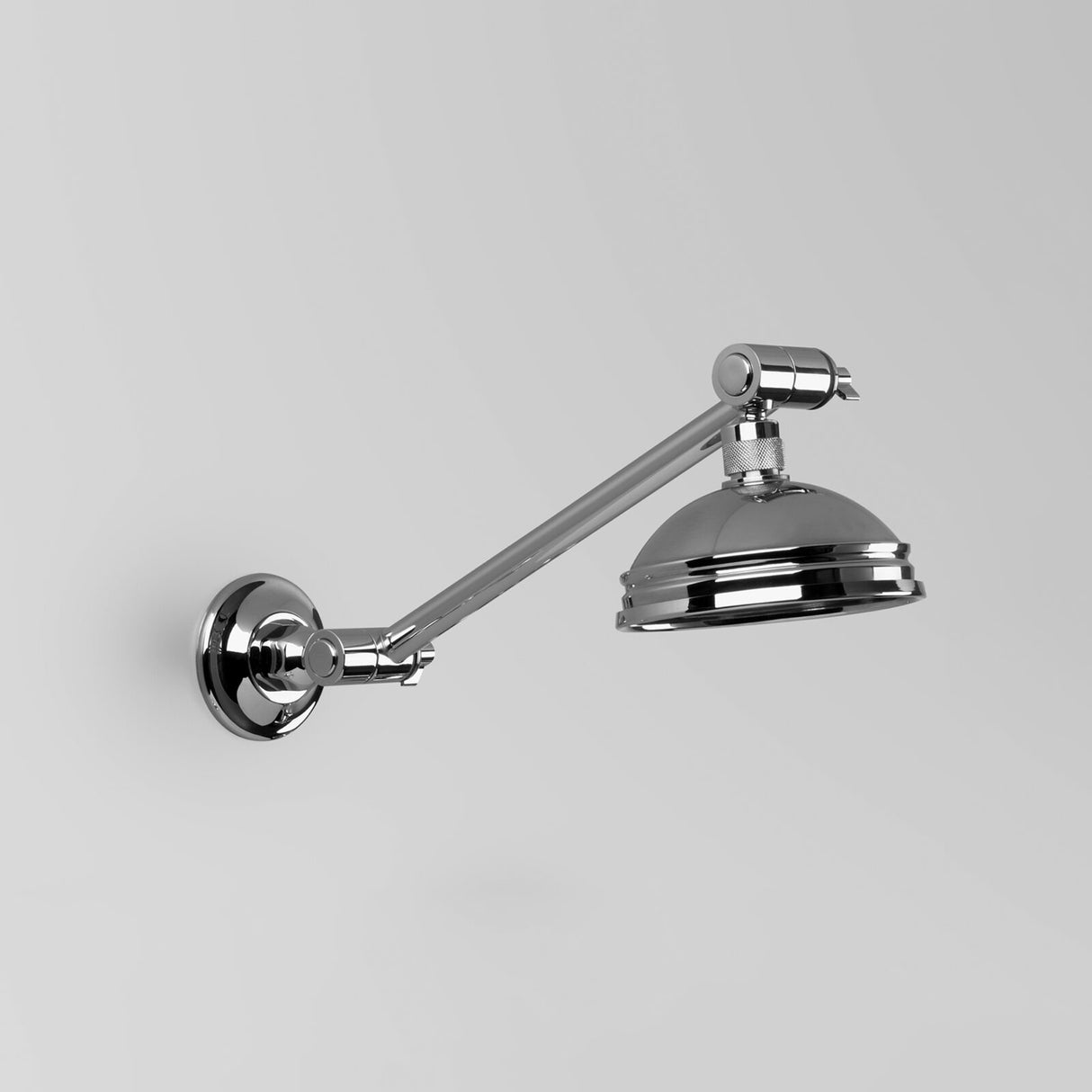 Olde English Adjustable Shower Arm & 100mm Rose