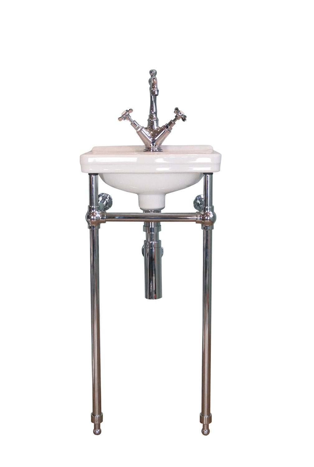 Turner Hastings Claremont 38 x 31 Nuovo Basin Stand Brushed Nickel