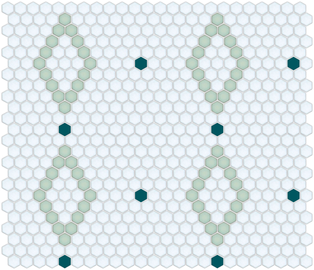 Diamond and Dot | Pinnacle Hexagon Patterns