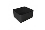 Novi 50 x 46 Fine Fireclay Matte Black Farmhouse Butler Sink