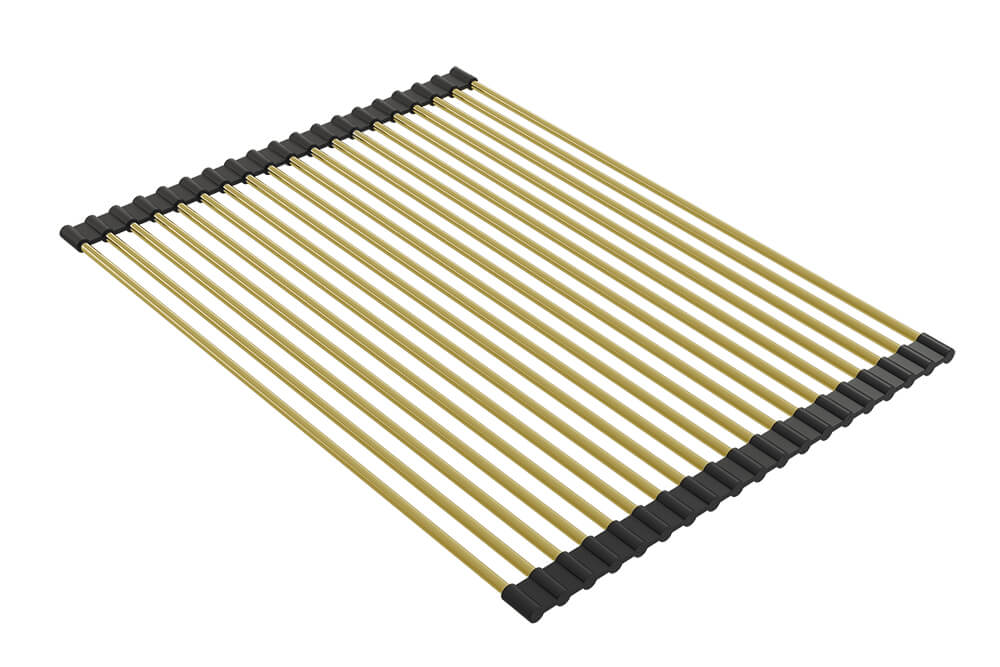 Roll-Up Sink Drainer 43 x 32 - Brushed Brass